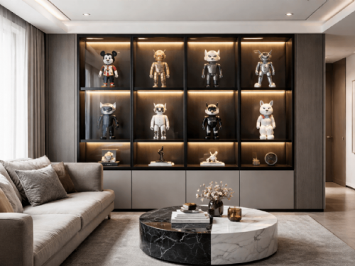 收藏控必看！公仔展示櫃尺寸規劃與室內裝修重點解析